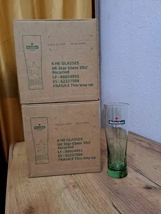 12 Vasos Heineken Star Glass 35cl