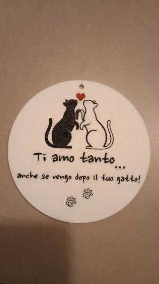 Decorazione da appendere, amanti dei gatti