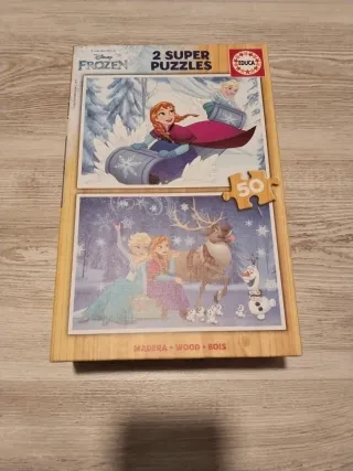 2 Puzzles Educa Frozen 50 piezas