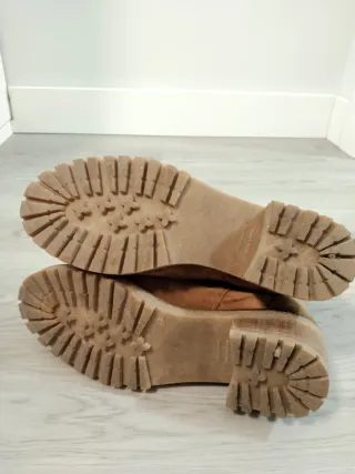 Botines Chelsea Beige/Marrón