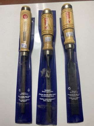 Set de 3 Gubias talla madera