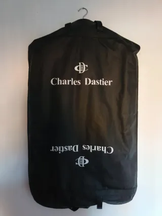 Traje de hombre Charles Dastier negro, un solo uso