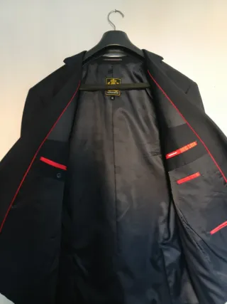 Traje de hombre Charles Dastier negro, un solo uso