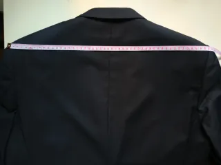 Traje de hombre Charles Dastier negro, un solo uso