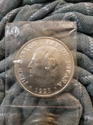 Monedas 2000 Pesetas Plata 1995 Juan Carlos