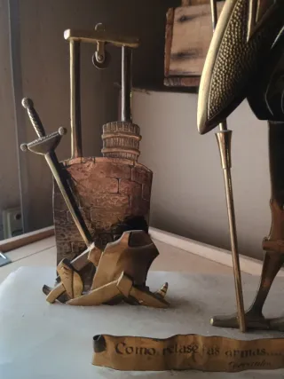 Figura Don Quijote Bronce