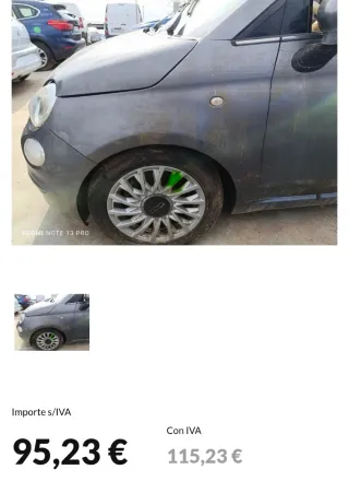 Aleta Derecha Fiat 500 Long