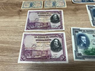 Lote 11 Billetes Españoles