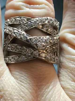 Anillo Les Monde des Bijoux alta joyeria plata 925