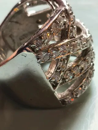 Anillo Les Monde des Bijoux alta joyeria plata 925