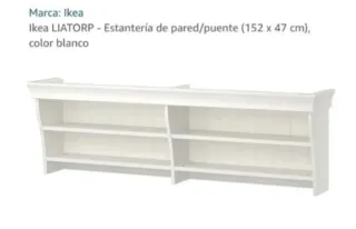 Estantería pared Liatorp Ikea