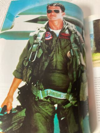 Lote Tom Cruise / Libro + Casco Piloto