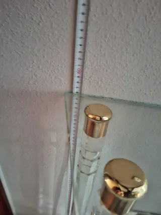 Mesa consola metacrilato y cristal