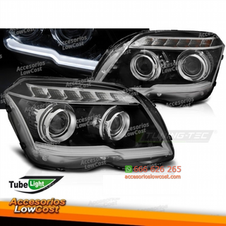 Faros delanteros negros para Mercedes GLK X204 06