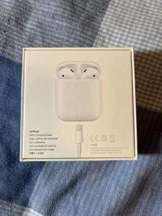Caja para AirPods Apple Blanca. SOLO LA CAJA.