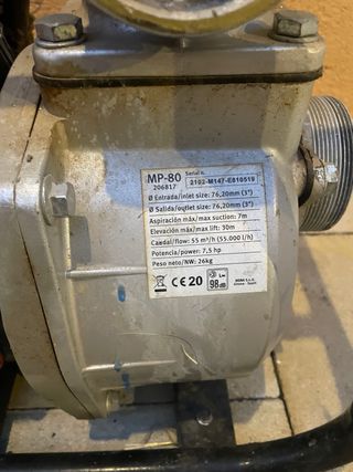 Motobomba ESPA MP-80