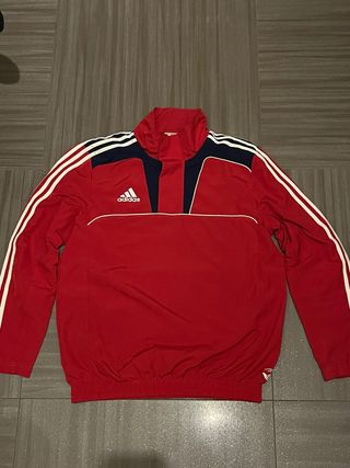 Giacca a vento Adidas vintage rossa