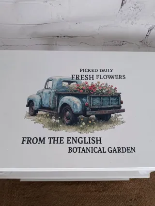 Camarera/carrito con ruedas estilo rústico