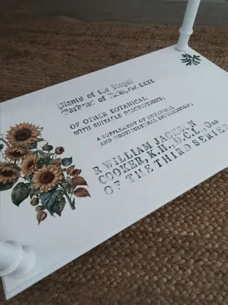 Camarera/carrito con ruedas estilo rústico