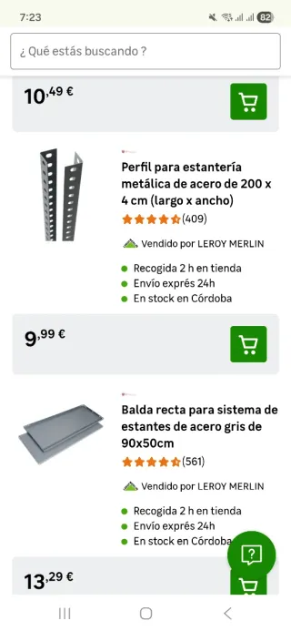 Estanterías industrial metalica