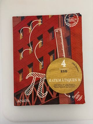 Pack 3 libros ANAYA Matematiques B 4ESO