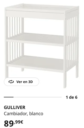 Cambiador Blanco Ikea