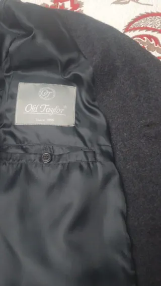 Chaquetón de paño gris