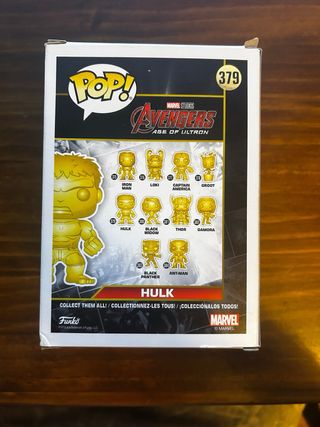 Funko Pop Hulk Dorado #379 Marvel Studios