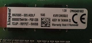 4 Memorias RAM DDR3 Kingston 2GB