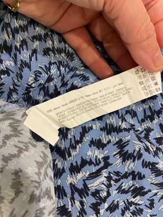 Vestido largo estampado Zara