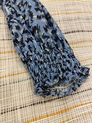 Vestido largo estampado Zara