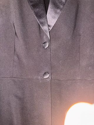 Mono Vestido Elegante Zara Negro