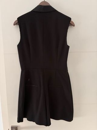 Mono Vestido Elegante Zara Negro