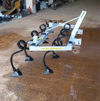 Cultivador mini tractor 7 brazos