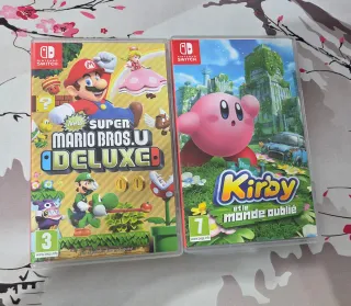 Mario Bros U Deluxe + Kirby y la Tierra Olvidada