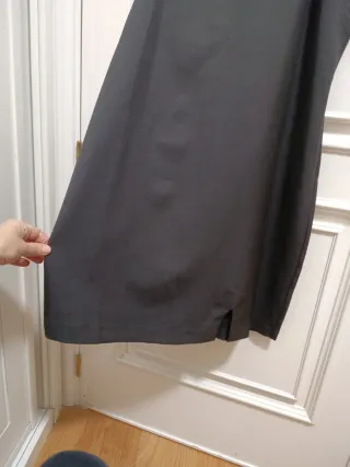 Vestido negro tirantes cruzados