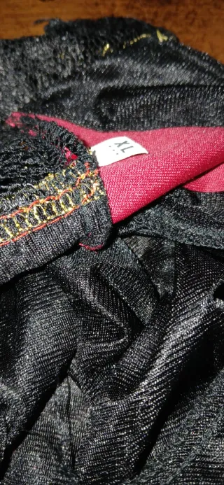 Vestito Carnevale Re/Regina Rosso Nero