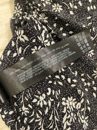 Vestido largo estampado floral Zara