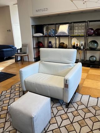 Sofá Natuzzi Sophy Piel Blanco