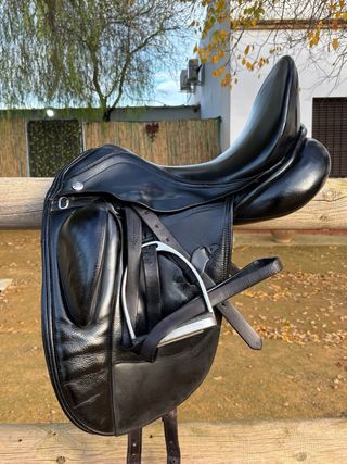 Zaldi Drim 17.5 Silla de Montar Negra