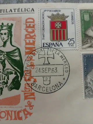 Lote 4 piezas filatélicas años 60