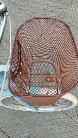 Bicicleta de paseo azul