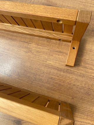 2 Estantes Madera Molger Ikea