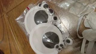 Set dischi tulle rosso e varie