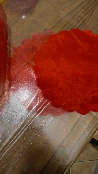 Set dischi tulle rosso e varie