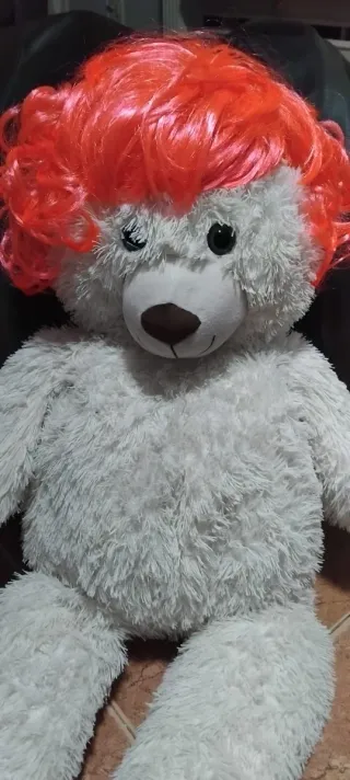 Peluca de disfraz negra y blanca 2 Euros c/u