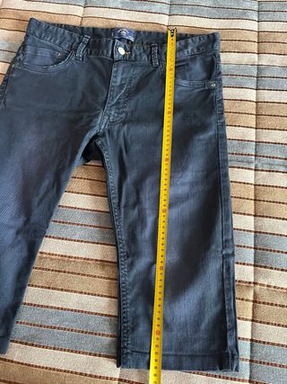 Calções de ganga azuis/cinzentos