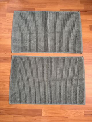 2 alfombras de baño