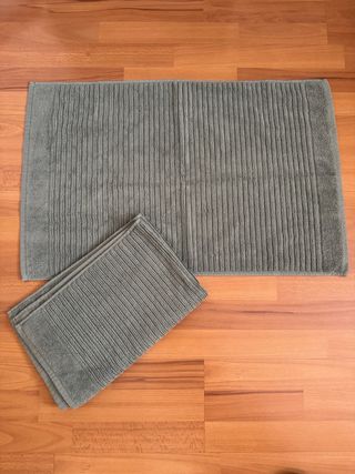 2 alfombras de baño