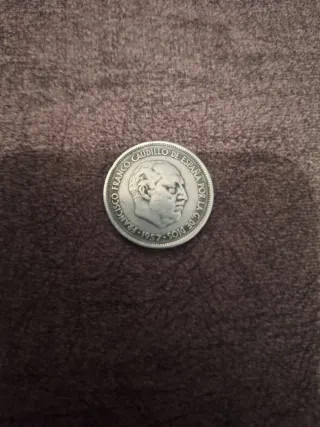 Moneda Franco Caudillo de España 1957